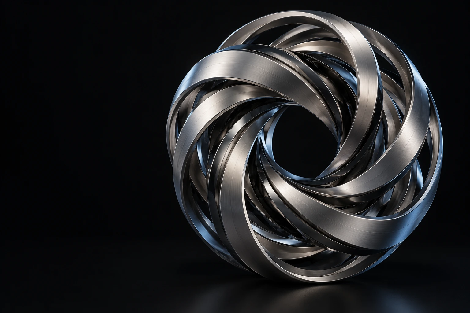 STIV Core, a sculptural metallic intelligence object